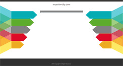 Desktop Screenshot of mysolorcity.com